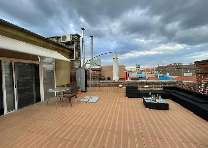 Budapest Penthouse - Jacuzzi - Big terrace
